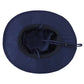 Womens Outdoor Mesh Boonie Sun Hat Summer Wide Brim UV Protection Fishing Hat Safari Cap Navy Blue