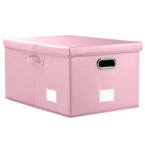Collapsible Storage Box with Lid [1