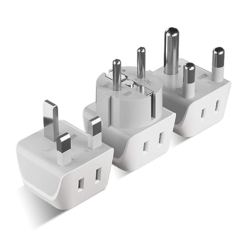 African Travel Adapter Set 2 in 1 USA to Africa