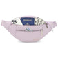 Large Purple Crossbody Fanny Pack for Women Belt Bag fits All Phones