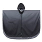 Adults Rain Poncho Waterproof Raincoat Women Gradient Hood with Pocket