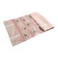 Travel Jewelry Roll Bag Portable Organizer Pouch With Grids&PVC Cover Storage Bags for Necklace