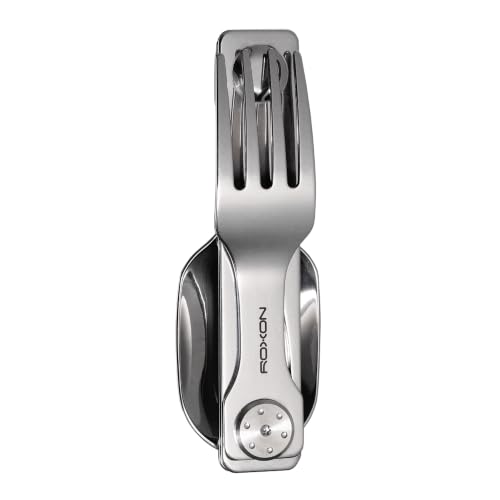 C2 2 in 1 Detachable Folding Camping Utensil with Fork & Spoon