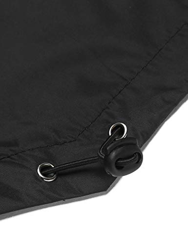 Men's Rain Jacket Waterproof Long Rain Coats For Men Golf Rain Jacket Packable Rain Jackets