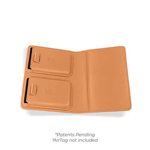 Passport Wallet with AirTag Holder