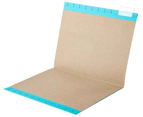 Hanging File Folders with Adjustable Tabs for Document Organization (25 Count)