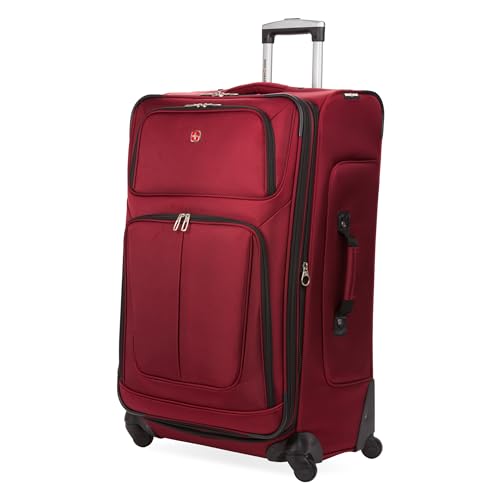 Sion Softside Expandable Spinner Luggage Durable Lightweight Travel Suitcase