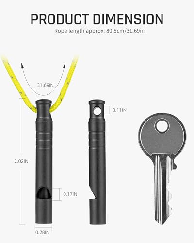 Titanium Emergency Whistle