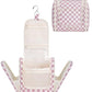 Large Hanging Toiletry Bag for Women Travel Makeup Bag Organizer Toiletries Bag Dry Wet Separation for Cosmetics Essentials Accessories