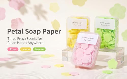 4 Boxes Paper Soap (400 Count)
