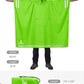 Adult Rain Poncho Waterproof Hooded Raincoat Lightweight Packable