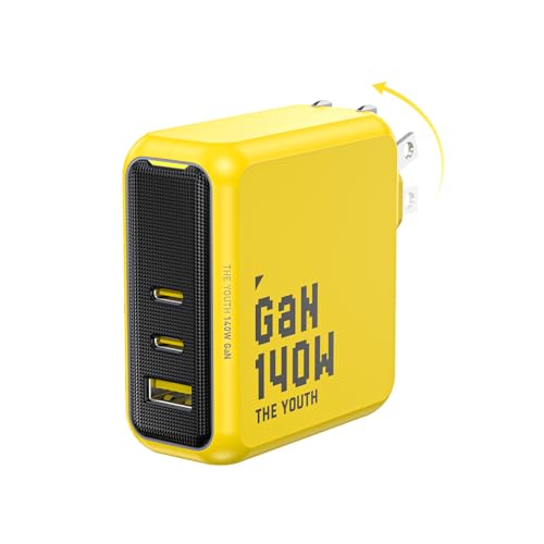 Youth 140W GaN+ USB C Charger 100W Laptop Fast Charger PD3.1 PPS 3