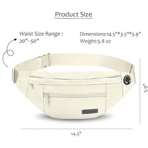 Crossbody Bag Fanny Pack for Women Travel Essential with Adjustable Strap