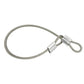 10 Pcs 4mm Wire 12 inch Vinyl Coated Stainless Steel Cable with Loops Short Wire Rope Lanyard Lock Security Chain Link for Outdoor Gates (10 Count)