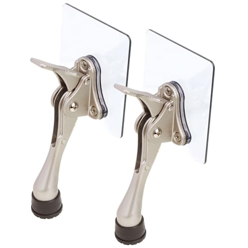 Door Stopper with Adhesive Bracket Stickers