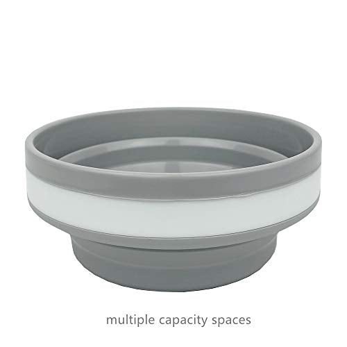 Silicone Collapsible Food Storage Containers with Lids Collapsible Containers Ideal for Travel and Camping