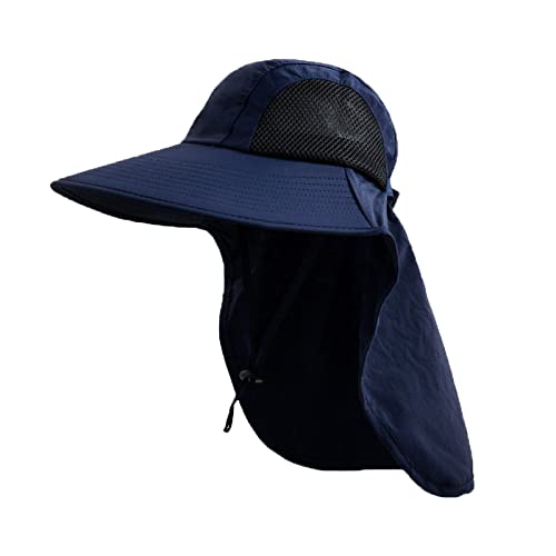 Sun Hat for Men Women with Neck Flap