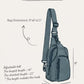 Sling Bag with Adjustable Straps Crossbody Chest Bag Lightweight Small Backpack for Casual Outdoor Traveling Hiking