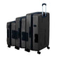 Patented Connecting Hard Shell 3 Piece Luggage Set (3 Count)
