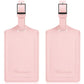 2 Pack Luggage Tags for Suitcases Airplane Travel Essentials (2 Count)