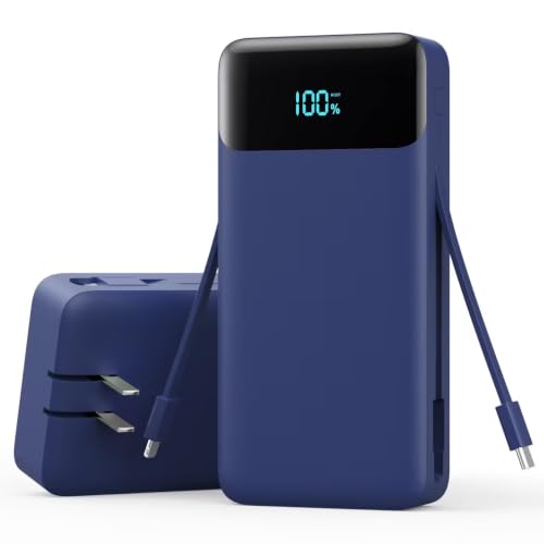 Portable Charger 40800mAh USB C Power Bank with Built