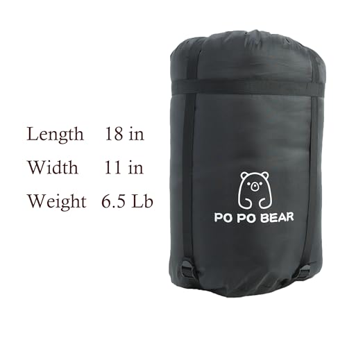 Zero Degree Sleeping Bag for Adults 100% Cotton Flannel Tall and Big
