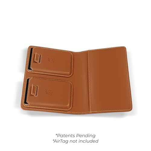 Passport Wallet with AirTag Holder