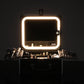 Makeup Box with Detachable Magnetic LED Mirror