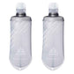 Water Bottles TPU Soft Flasks Collapsible Running Flasks for Hydration Pack Backpack Hiking Cycling (2 Count)