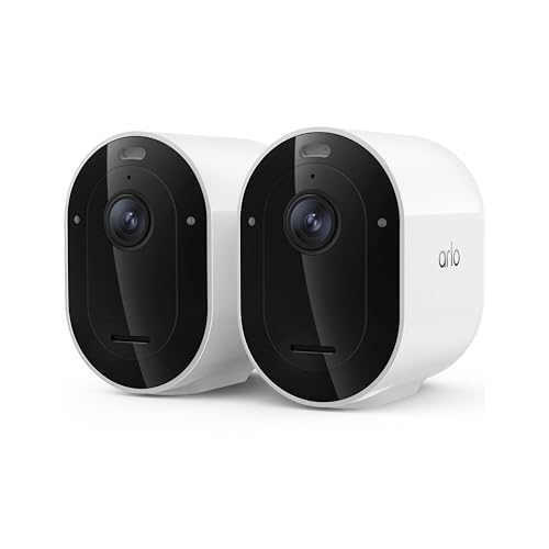 Pro Wireless Security Camera 2K HDR (2 Count)