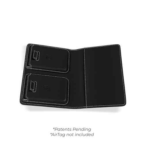 Passport Wallet with AirTag Holder