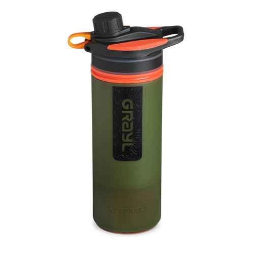GeoPress 24 oz Water Purifier & Water Filter Bottle