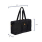 Bric’s X-Bag/X-Travel 2.0 Overnight Weekender Duffel, Water-Resistant Folding Carry-On with Leather Trim, Removable Shoulder Strap and Pass-Through Sleeve - Mini Bag Included – 22 Inch, Black