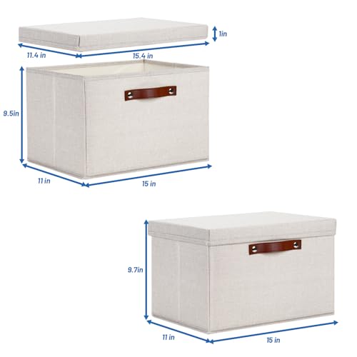 Storage Bins with Lids 2 (2 Count)