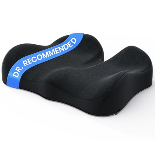 Large Memory Foam Office Chair Cushion Seat Pad (500 count)