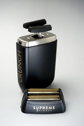 2-in-1 T-Shaper Trimmer & Crunch Foil Shaver | STF602 Electric Razor & ST5206 DLC Beard Trimmer Barber Haircut Kit | Black (2 Count)