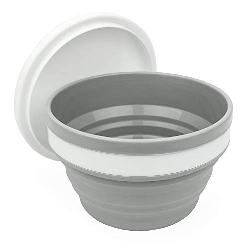 Silicone Collapsible Food Storage Containers with Lids Collapsible Containers Ideal for Travel and Camping