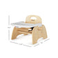 Easy Serve Low 5" Wood Feeding Chairs Highchairs (2 Count)