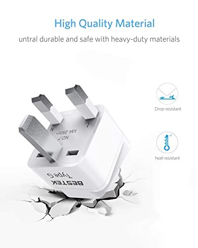 UK Travel Plug Adapter Set (3 Count)