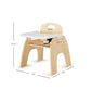 Easy Serve 11" Wood Feeding Chair Highchair for Toddlers