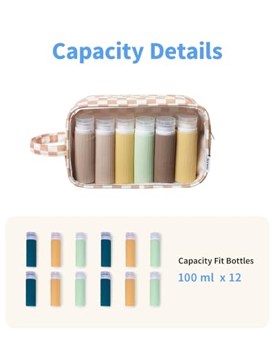 Clear Toiletry Bags for Traveling Women Men
