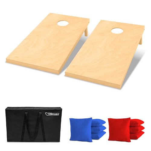 Solid Wood Premium Cornhole Set