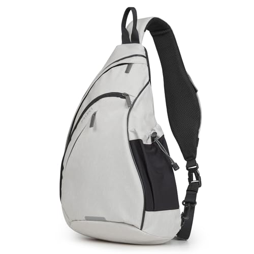 Sling Bag Men Backpack Unisex One Shoulder Bag Hiking Travel Backpack Crossbody with USB Port for Men Women Versatile Casual Daypack