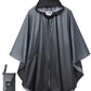 Adults Rain Poncho Waterproof Raincoat Women Gradient Hood with Pocket