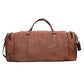 Leather Duffle Bag for Men Luggage Handmade Travel Bag Carry On Luggage Weekender Bags Overnight Gym Sports Cabin Holdall Bag For Airplanes Men And Women