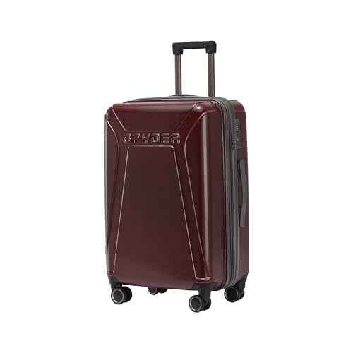 Traverse 25 Inch Expandable Hardside Upright Checked Suitcase with 360° Spinner Wheels