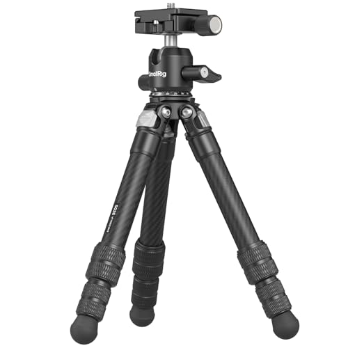 Carbon Fiber Mini Desktop Tripod with 360° Ball Head