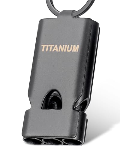 Titanium Loud Whistle for Emergency Survival