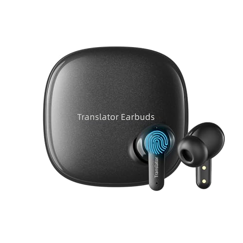 Offline AI Translator Earbuds M3 Language Translator Device Translation Earbuds Real Time Support 144 Languages No Subscription Required