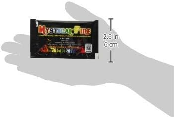 Mystical Fire Color Changing Packets Fire Pits Campfire Enchanted Multi-Color Magical Fun for Indoor Fireplace or Outdoor Use 0.882 Ounces 12 Pack